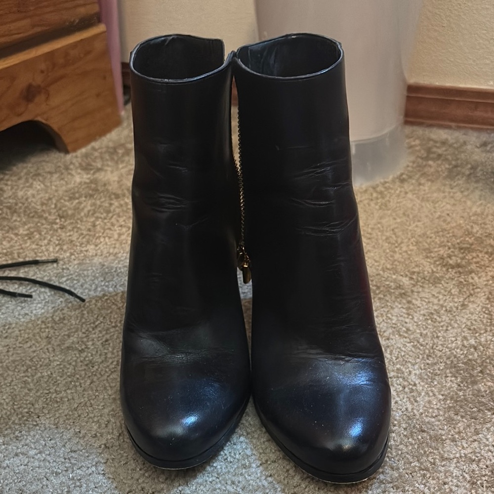 Michael Kors Black Ankle Booties Sleek Design